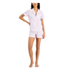 NWT CHARTER CLUB INTIMATES Womens Purple Lounge Shorts Pants Pajamas XXL